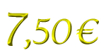 Preis 7,50 &euro;